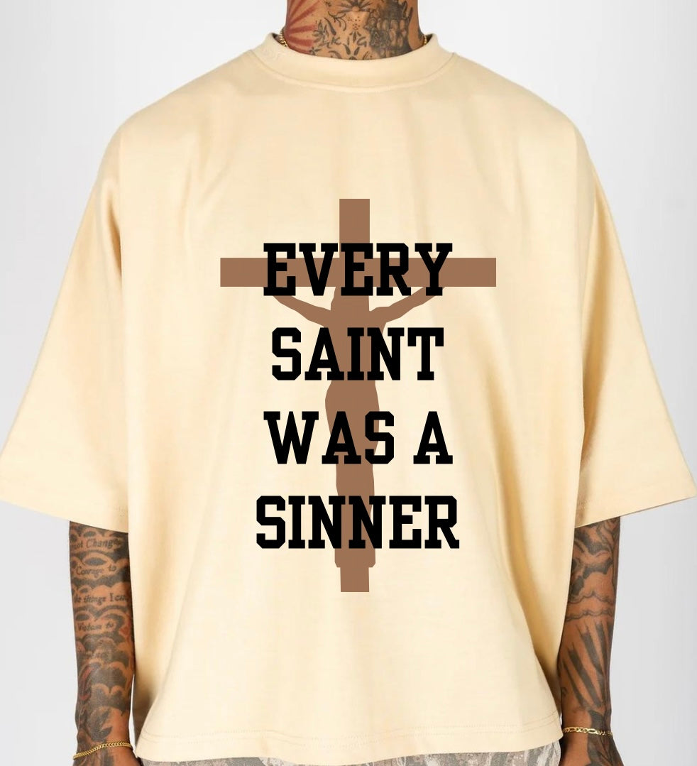 Every Saint Was A Sinner Sleeveless Shirt